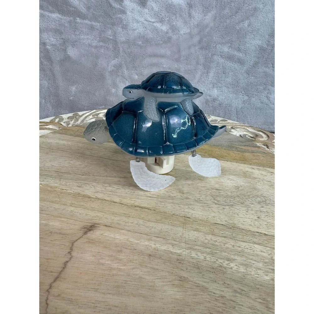 Ceramic Turtle Night Light Mother Baby UL Listed 2013